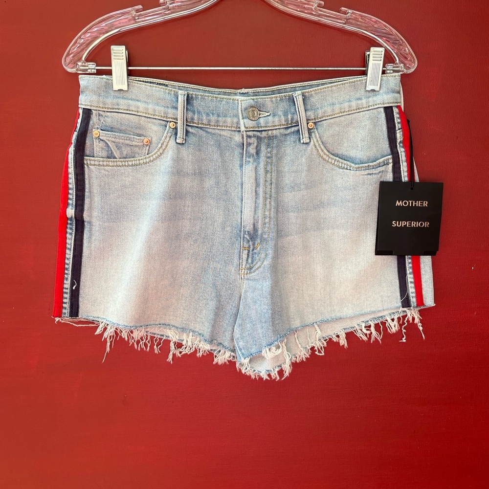 MOTHER Superior Easy Does It Jean Shorts